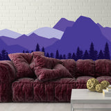 Product detail view of Mountain Wall Decal.