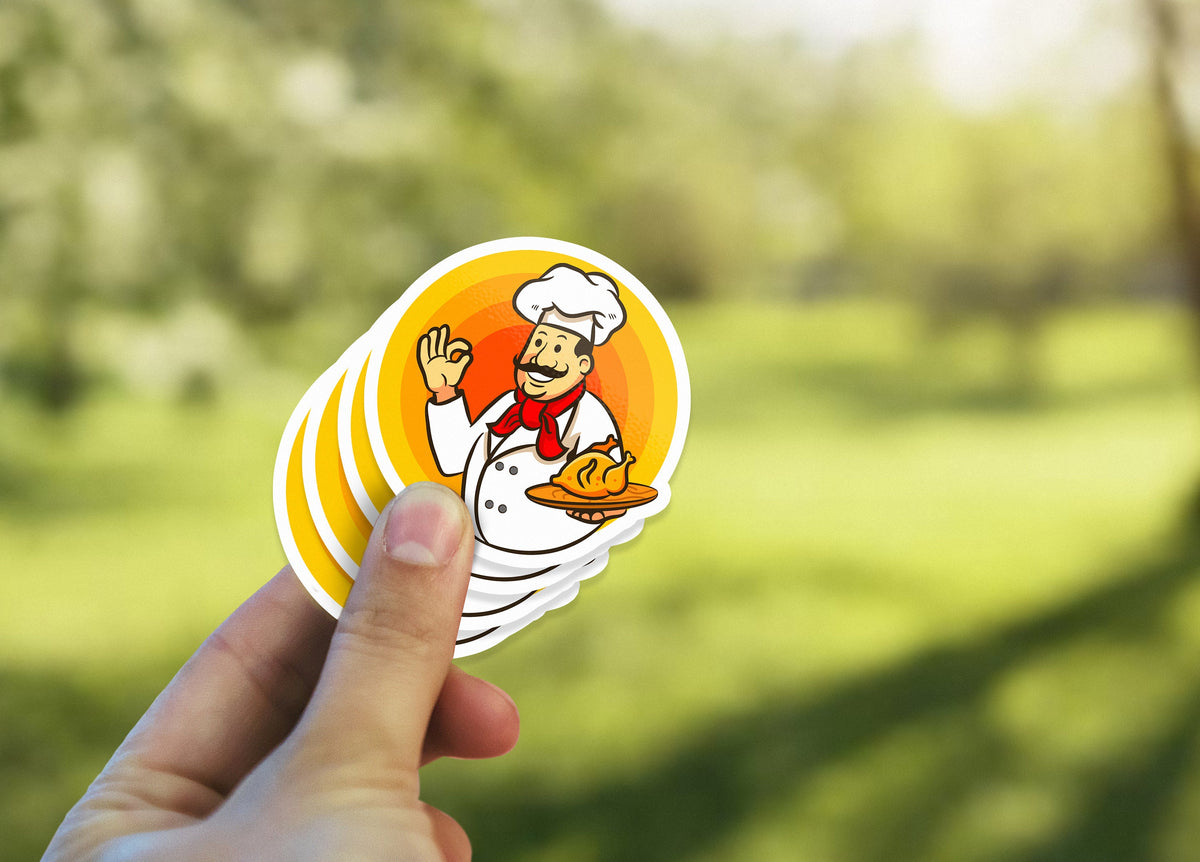 Alternate gallery view of Custom Die Cut Vinyl Stickers.