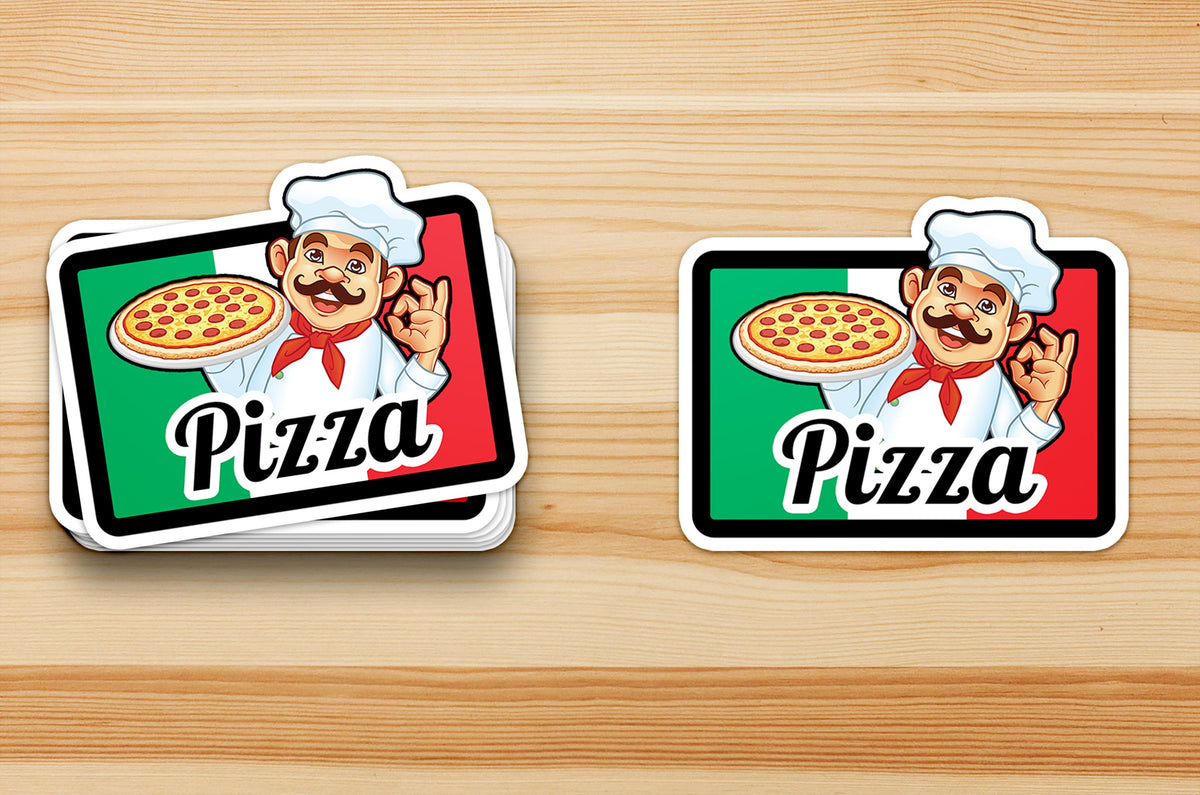 Alternate product presentation of Custom Round Stickers.
