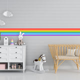 Additional product detail of Rainbow Stripe Sticker.