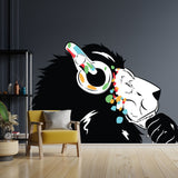 Product presentation view of Lion Wall Sticker.