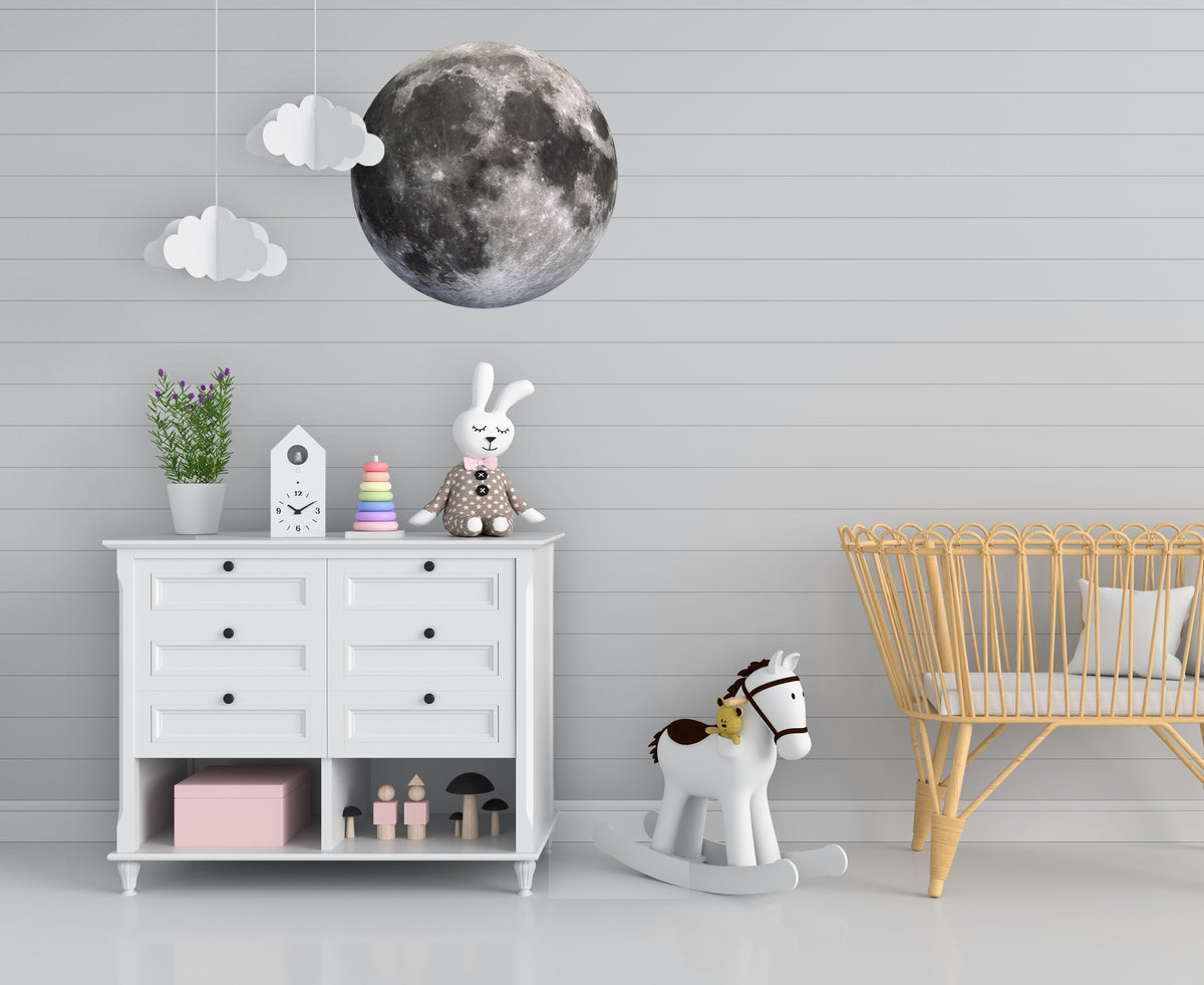 Alternate product presentation of Full Moon Wall Sticker.