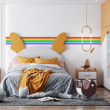 Alternate gallery view of Rainbow Stripe Sticker.