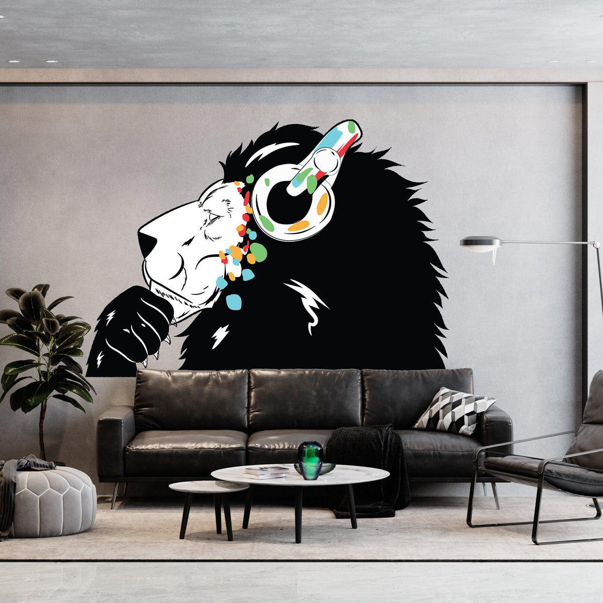 Additional product detail of Lion Wall Sticker.