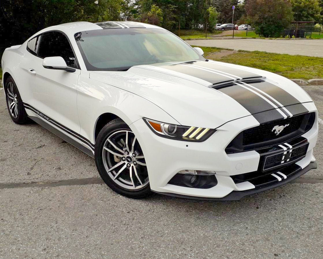 Additional product detail of Two Lines Racing Stripes Car Stickers.