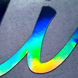 Alternate product view of Personalised Vinyl Name Decals.
