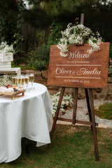 Additional product detail of Welcome To Our Wedding Sign Decal.