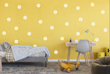 Product detail view of 24x Daisy Flowers Wall Stickers.