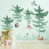 Product gallery view of Forest Animals and Trees Wall Decal for Kids Room.