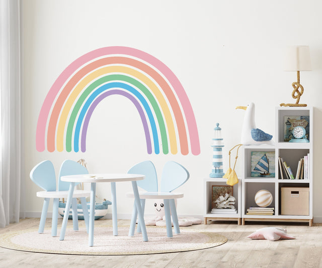 Charming Boho Style Rainbow Wall Sticker - Nursery Room Cute Decal Decor