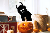 Haunting monster shadow for window dressing