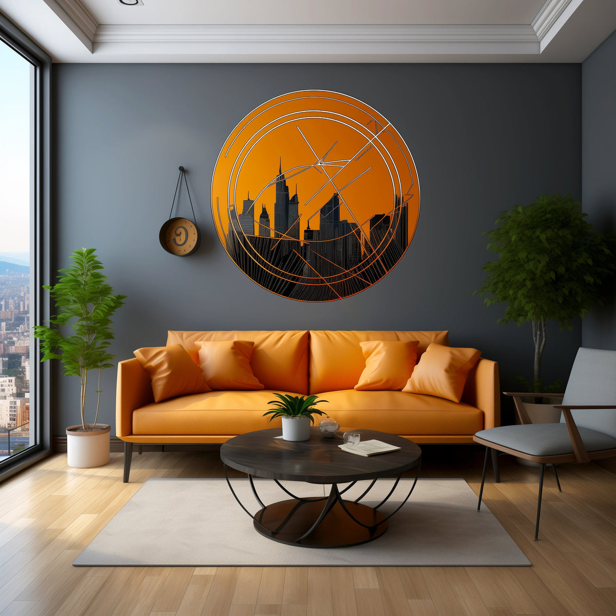 Alternate product view of Custom Wall Decal Logo Sticker Print.