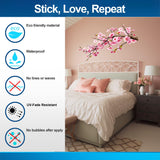 Printed vinyl decal artwork showing Blossoms Pink Flowers Stickers