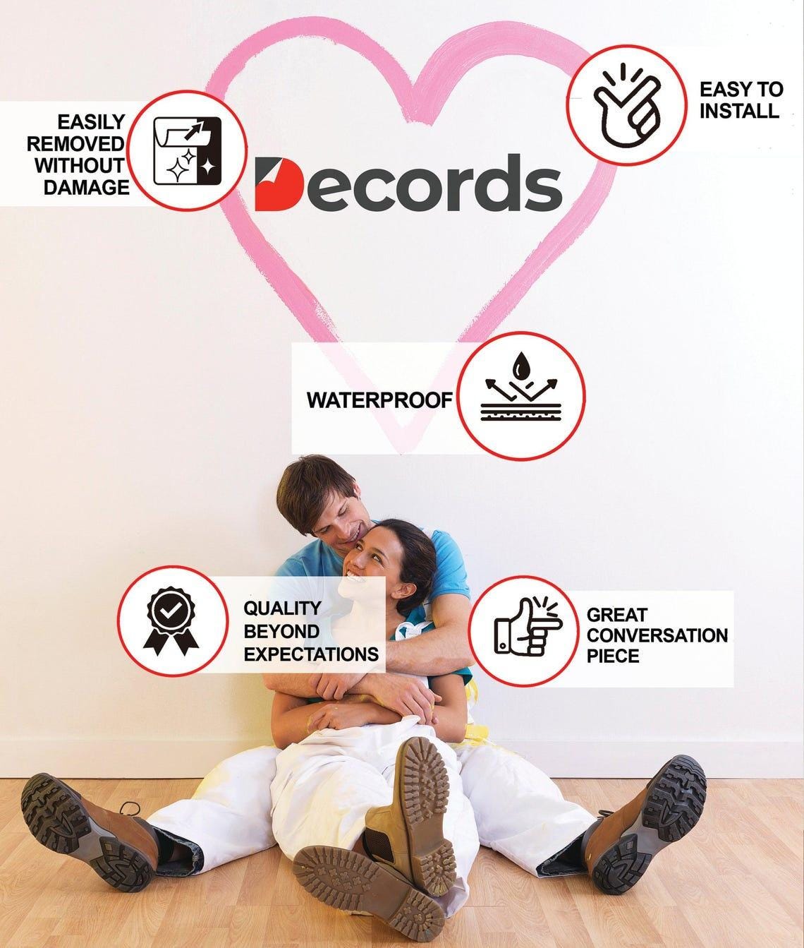 Additional product detail of Boho Headboard Decal.