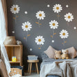 Daisy Flower Wall Decals featuring the separate daisy decals shown in this product’s gallery