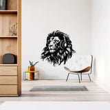 Printed vinyl decal artwork showing the lion wearing headphones in the artwork shown in the product gallery