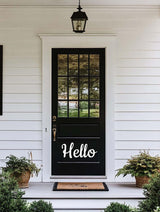 Alternate gallery view of Hello Front Door Decal.
