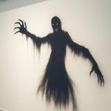 Scary Shadow Wall Sticker featuring a creepy ghostly figure for Halloween decor