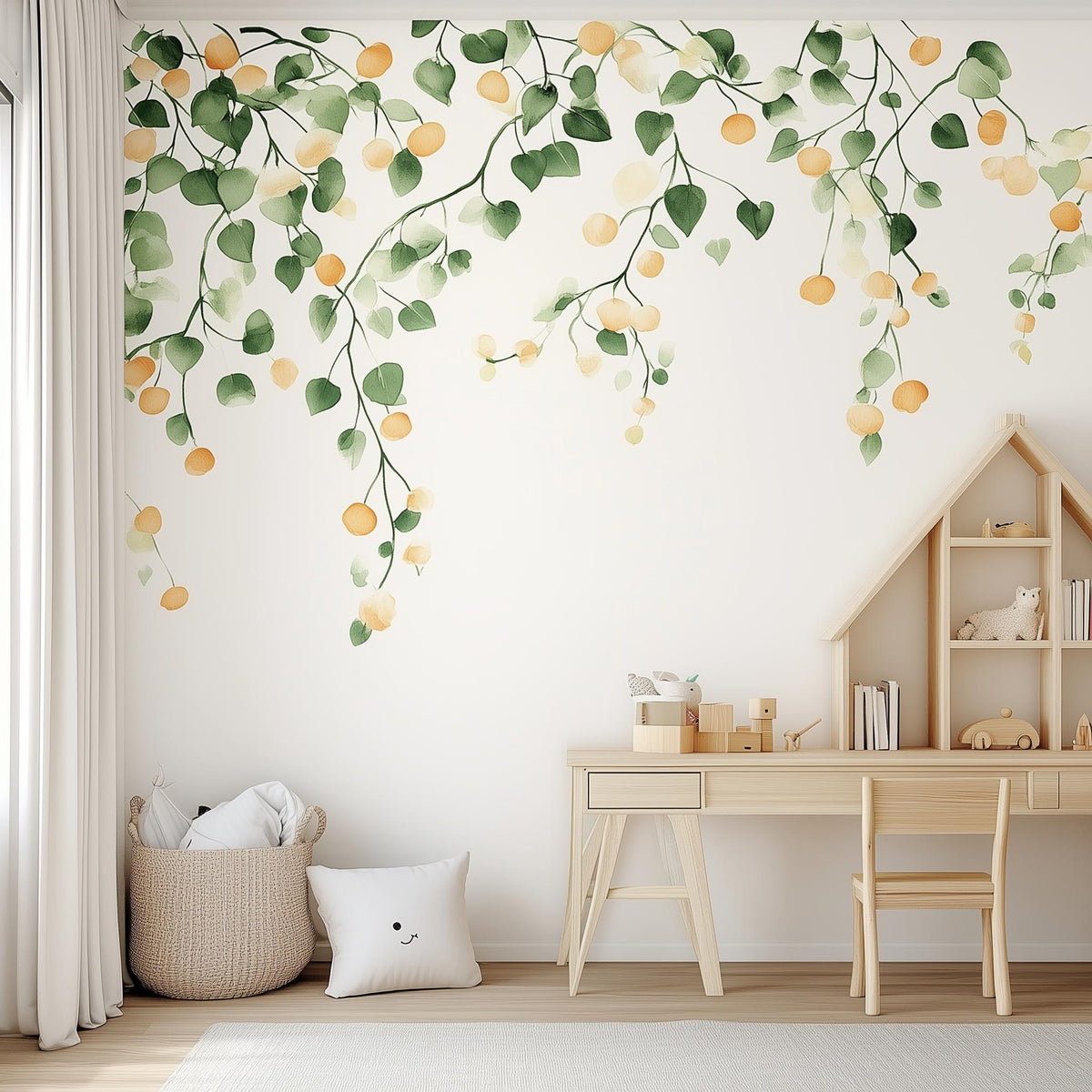 Alternate gallery view of Watercolor Citrus Wall Decal.