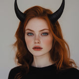 Product presentation view of Small 3D Printed Demon Horns.