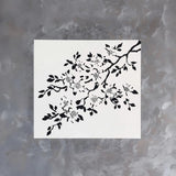 Alternate product view of Cherry Blossom Stencil.