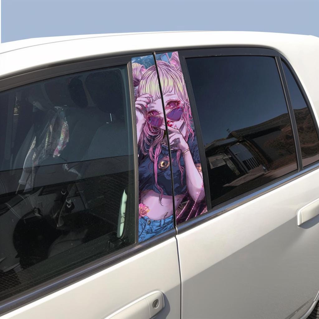 Additional product detail of Custom B-Pillar Car Sticker.