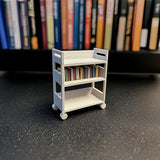Additional product detail of 3D Printed 1:12 Dollhouse Library Cart.