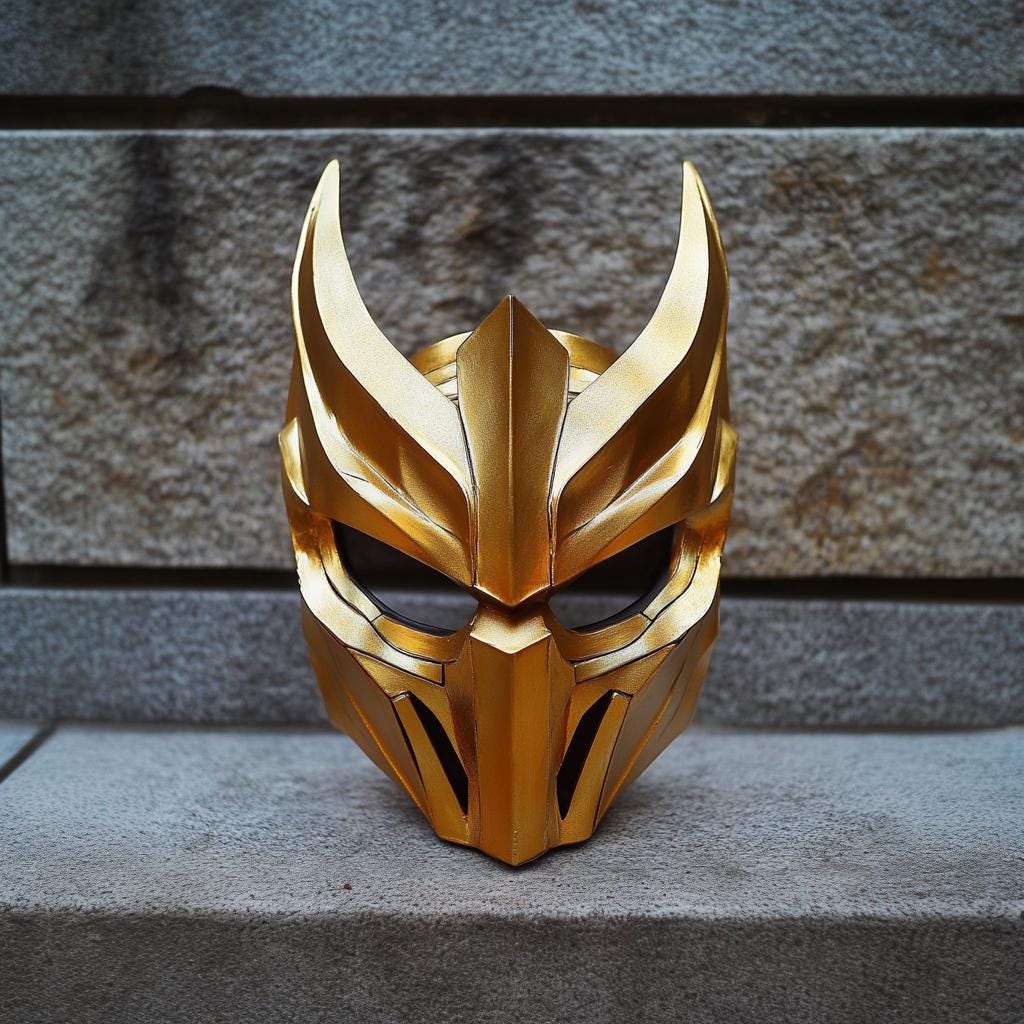 Additional product detail of Custom 3D Printed Mask.