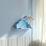 Cloud Wall Shelf featuring cloud shaped support beneath a floating display ledge