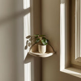 3D printed Minimal Corner Wall Shelf with compact display ledge designed for an inside corner