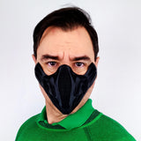 Cyberpunk Mask featuring angular ventilation openings and futuristic armor styling
