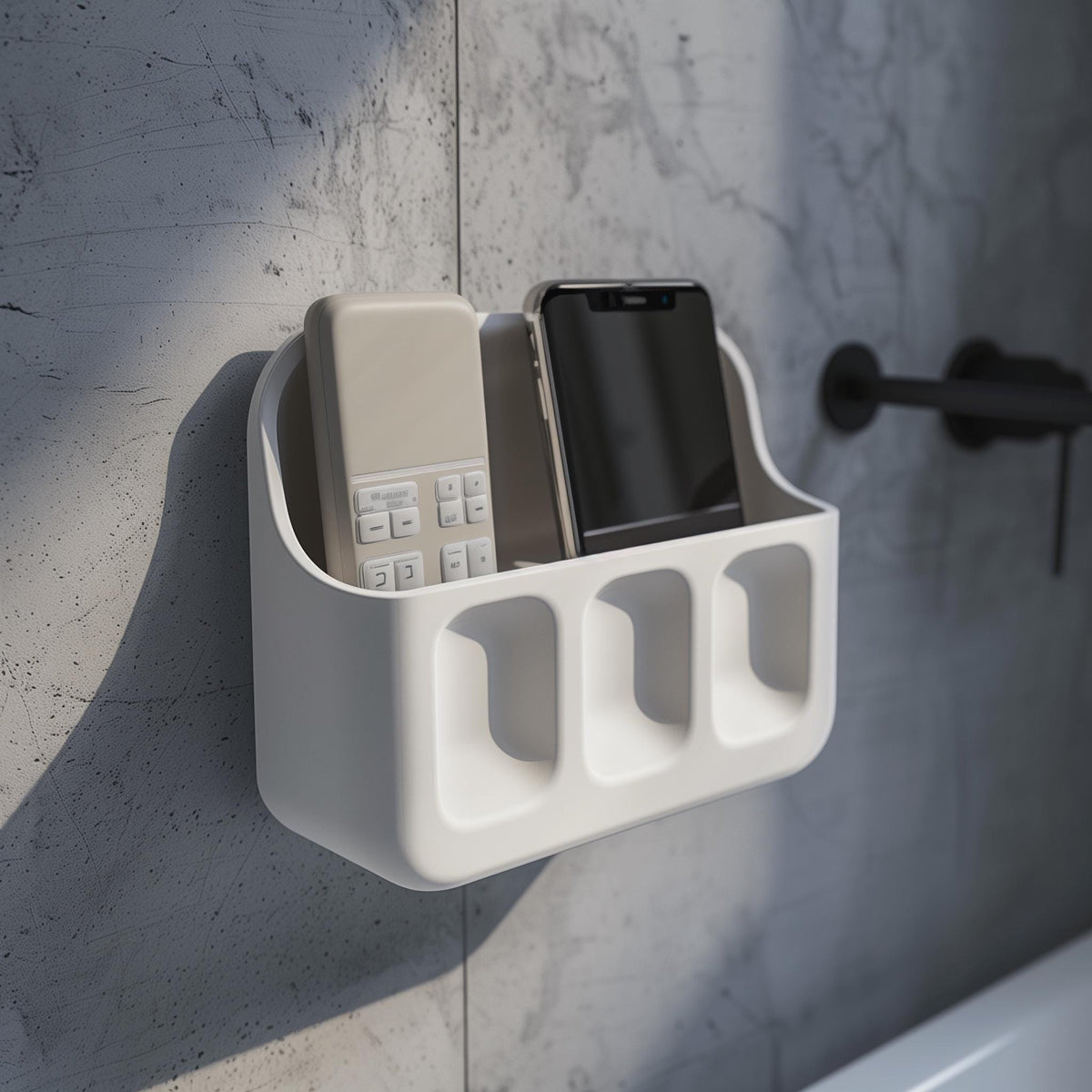 Product comparison graphic for 3D Printed Wall Organizer.