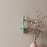 3D printed Liberty Torch Wall Sculpture with modern torch silhouette inspired by the Statue of Liberty