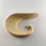 3D printed wave wall shelf with compact ledge Suitable