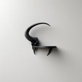 3D printed Ram Skull Wall Shelf with compact floating display ledge