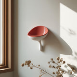 Scoop Wall Catchall Shelf featuring rounded stem support