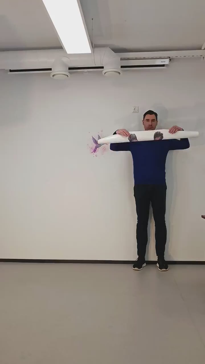 Full moon wall sticker shown in a product video.