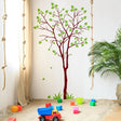 Nature's Serenity vinyl wall decal featuring a colorful tree design.