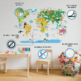 Alternate product view of World Explorer Adventure Wall Decal.