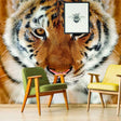 Stylish wall decal featuring a majestic tiger design, enhancing home decor with exotic elegance.
