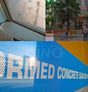 Custom one-way window film privacy decal showcasing elegant design and functionality for enhanced privacy.