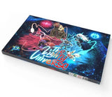 The Lighty Universe drawing pad featuring colorful cosmic art and characters.